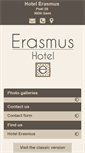 Mobile Screenshot of erasmushotel.be