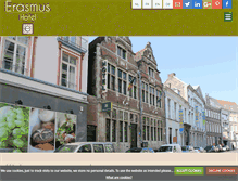 Tablet Screenshot of erasmushotel.be